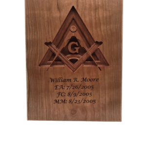 Square and Compass - With Dates of Blue Lodge Degrees