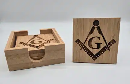 Bamboo Coasters with Holder